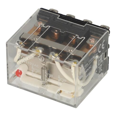 LY4N 100/110AC | 145374 | OMRON Relay, Plug-in, 10A, 100/110VAC, 14 PIN, 4PDT, LED Indicator in Kuwait