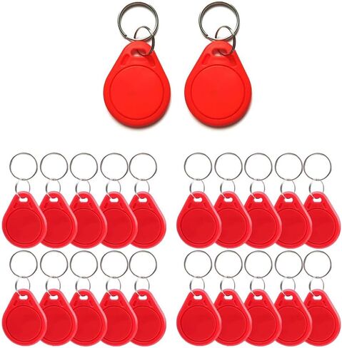 UID Writable Rewritable Clone IC Smart Keychain, 13.56 MHz Compatible with MIFARE Classic 1K, RFID Blank Tag for Access Control Key Tag Rewritable (20) in Kuwait