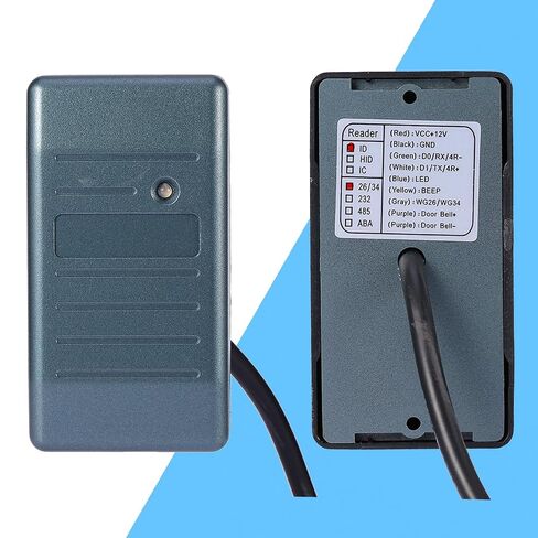 HURRISE EM ID Card Access Control Reader | 125KHz Wiegand 26 | High Sensitivity | Versatile Applications | DC 8-15V in Kuwait