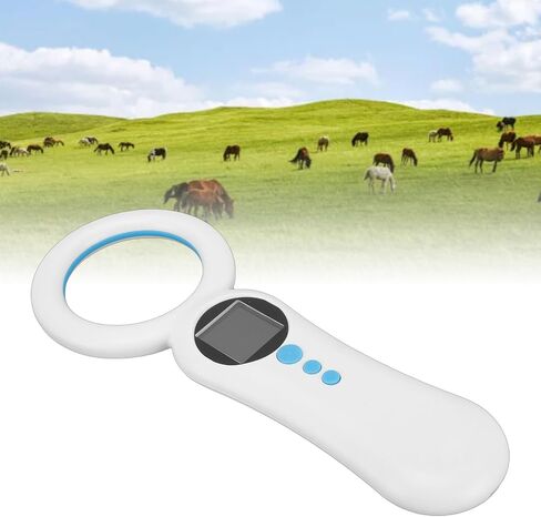 Pet Microchip Scanner, 500 Records Rechargeable Animal Chip Reader with Data Storage Upload to PC, for FDX B and EMID Chips 134.2kHz 125kHz in Kuwait