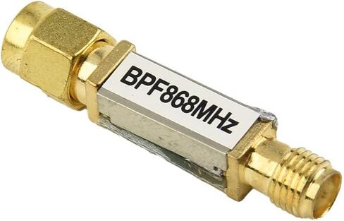 868MHz SAW Bandpass Filter For RFID IoT, 4MHz BW, For Sma M/F, 50 Ohm, Low Loss, EU Standard Noise Reduction in Kuwait