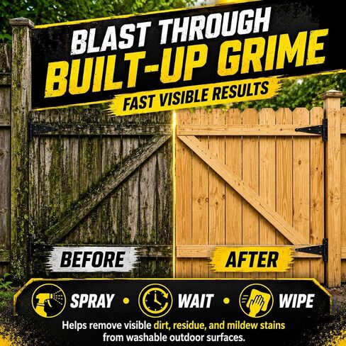 2-Pack Multi-Purpose Stain Remover, All Purpose Cleaner Spray for Water Marks, Yellowing, Soot & Residue, Indoor & Outdoor Hard Surfaces in Kuwait