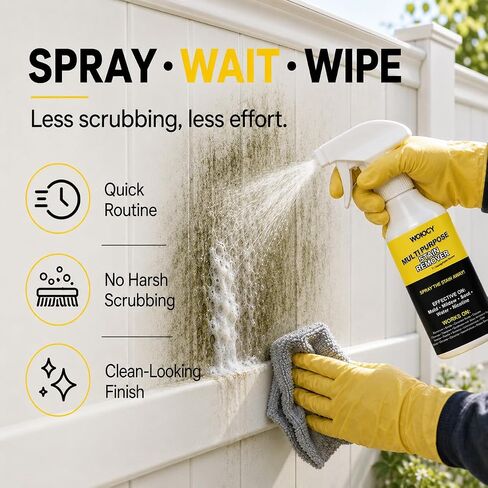 2-Pack Multi-Purpose Stain Remover, All Purpose Cleaner Spray for Water Marks, Yellowing, Soot & Residue, Indoor & Outdoor Hard Surfaces in Kuwait