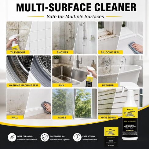 2-Pack Multi-Purpose Stain Remover, All Purpose Cleaner Spray for Water Marks, Yellowing, Soot & Residue, Indoor & Outdoor Hard Surfaces in Kuwait
