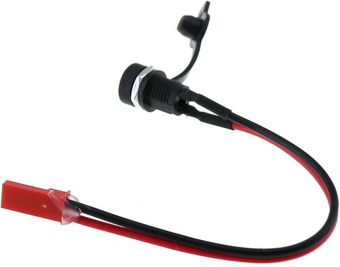 TAODAN Electric Scooter Charging Port DC 5.5x2.1mm Waterproof Covered Charging Socket Outdoors Sports Skateboards Equipment Accessories in Kuwait
