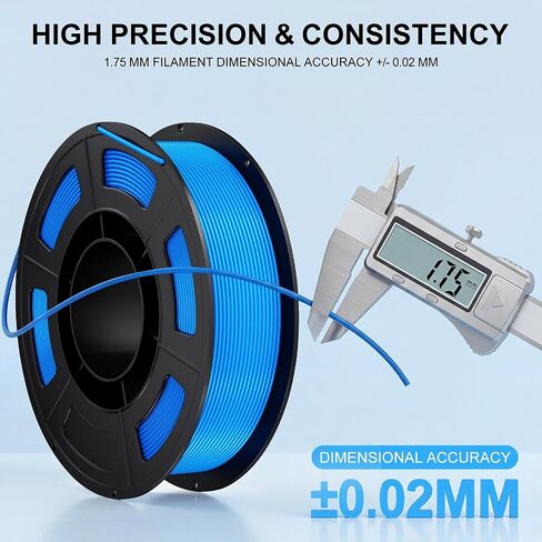16 Colors PLA Filament 1.75mm Bundle, 250g per Spool, 16 Rolls, 4kg Total, 3D Printer Filament, Individually Vacuum Packed, Dimensional Accuracy +/- 0.02mm in Kuwait