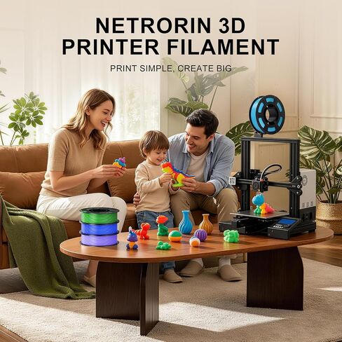 16 Colors PLA Filament 1.75mm Bundle, 250g per Spool, 16 Rolls, 4kg Total, 3D Printer Filament, Individually Vacuum Packed, Dimensional Accuracy +/- 0.02mm in Kuwait