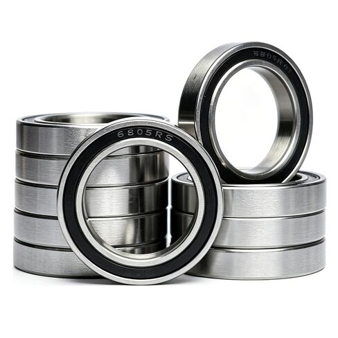 10 PCS 6804-2RS Deep Groove Ball Bearings, ID 20mm, OD 32mm, Width 7mm Double Rubber Sealed Ball Bearing Pre-Lubricated Chrome Steel (6804 RS) in Kuwait