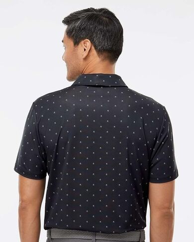 بولو رجالي من adidas Pine Tree، مقاس 2XL، أخضر أكسيد/أسود in Kuwait