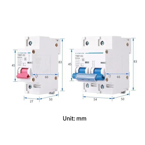 1P 2P 100A 200A 250A DC قواطع 12V 24V 36V 48V 96V 120V DC قطاع دارة حامي البطارية الشمسية (2P، 200A) in Kuwait