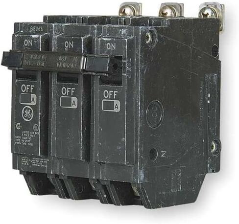 GE THQB32080 قاطع دائرة مصغر THQB من النوع المثبت بمسامير 3 أقطاب 80 أمبير 240 فولت تيار متردد in Kuwait