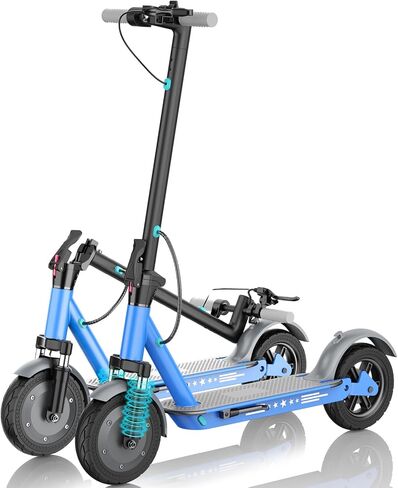 Electric Scooter Adults, 8.5"/10" Solid Tires, 350W Motor, E Scooter 36V 8AH/12AH, Max Speed 19MPH, Long Range 21/28 Miles, Foldable E-Scooter with Dual Brakes, Cruise Control, APP in Kuwait