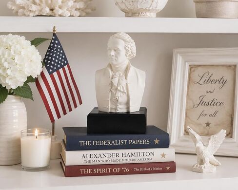 JFSM INC. Alexander Hamilton Founding Father Historical Bust Collectible Memorabilia - Great Americans Collection in Saudi Arabia