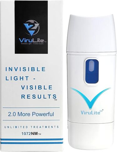 جهاز Virulite CS الأصلي من الشركة المصنعة المباشر متعدد براءات الاختراع لعلاج القروح الباردة بالضوء غير المرئي - نتائج مرئية - منتج مسجل لدى شركة أمازون ترانسبرانسي in Kuwait