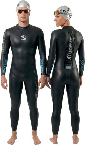 Synergy Triathlon Wetsuit 3/2mm - Volution Full Sleeve Smoothskin Neoprene for Open Water Swimming in Saudi Arabia