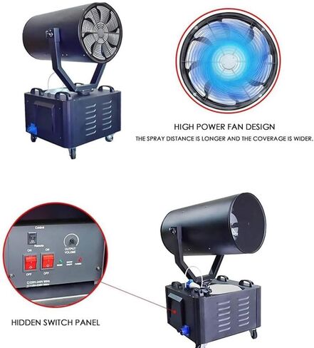 3000W Snow Machine, Stage Snow Machine, Large Snow Machine, Suitable for Christmas, Weddings, Parties, Stage Effects in Kuwait