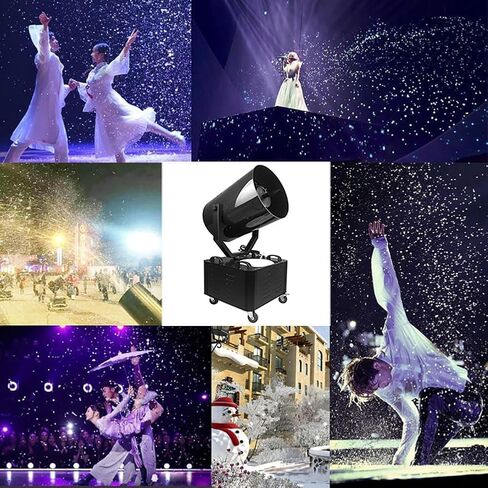 3000W Snow Machine, Stage Snow Machine, Large Snow Machine, Suitable for Christmas, Weddings, Parties, Stage Effects in Kuwait