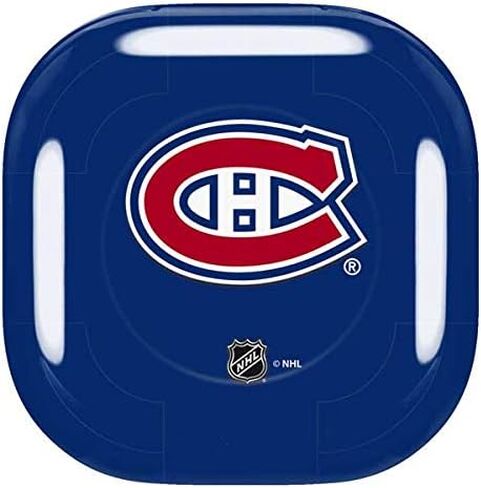 Skinit Decal Audio Skin Compatible with Samsung Galaxy Buds Pro - Officially Licensed NHL Montreal Canadiens Solid Background Design in Kuwait