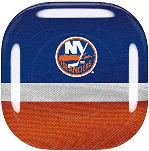 غلاف صوتي من Skinit متوافق مع Samsung Galaxy Buds Pro - تصميم جيرسي مرخص رسميًا من NHL New York Islanders in Kuwait