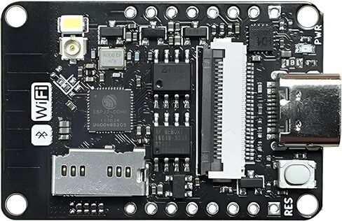 مجموعة كاميرا ESP32، مبرمج USB-C TTL مدمج، ESP32-D0WD-V3، فلاش 4M SPI + 2M PSRAM، بلوتوث كلاسيكي/BLE وWi-Fi، وحدة كاميرا OV2640، لوحة تطوير متكاملة لوحدة التحكم الدقيقة ESP32-CAM in Kuwait