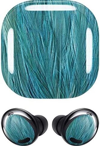 Skinit Decal Audio Skin Compatible with Galaxy Buds Pro Originally Designed Feather Design in Kuwait