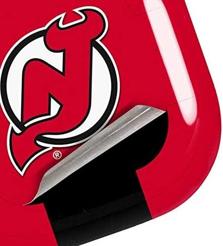 Skinit Decal Audio Skin Compatible with Samsung Galaxy Buds Pro - Officially Licensed NHL New Jersey Devils Solid Background Design in Kuwait