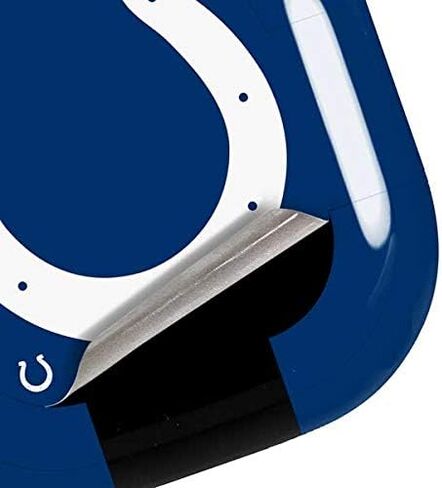 ملصق صوتي من Skinit متوافق مع Samsung Galaxy Buds Pro - تصميم شعار كبير مرخص رسميًا من NFL Indianapolis Colts in Kuwait