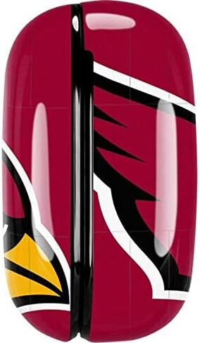 ملصق صوتي من Skinit متوافق مع Samsung Galaxy Buds Pro - تصميم شعار كبير مرخص رسميًا من NFL Arizona Cardinals in Kuwait