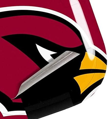 ملصق صوتي من Skinit متوافق مع Samsung Galaxy Buds Pro - تصميم شعار كبير مرخص رسميًا من NFL Arizona Cardinals in Kuwait