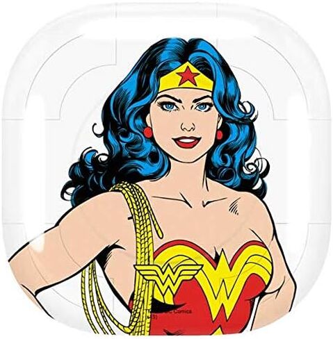 غلاف صوتي من Skinit متوافق مع Samsung Galaxy Buds Pro - تصميم Warner Bros Wonder Woman المرخص رسميًا in Kuwait