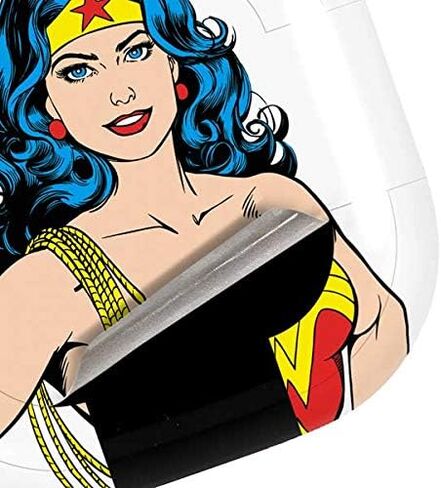 غلاف صوتي من Skinit متوافق مع Samsung Galaxy Buds Pro - تصميم Warner Bros Wonder Woman المرخص رسميًا in Kuwait