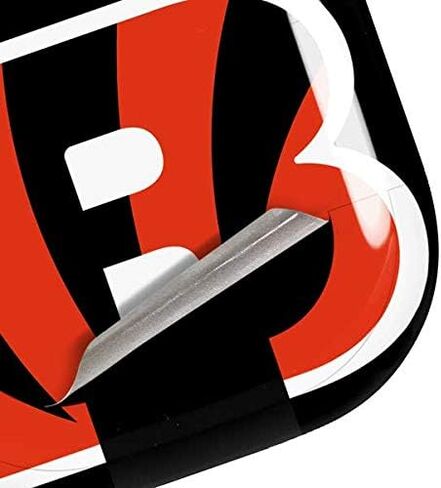 غلاف صوتي من Skinit متوافق مع Galaxy Buds Pro - تصميم شعار كبير مرخص رسميًا من NFL Cincinnati Bengals in Kuwait