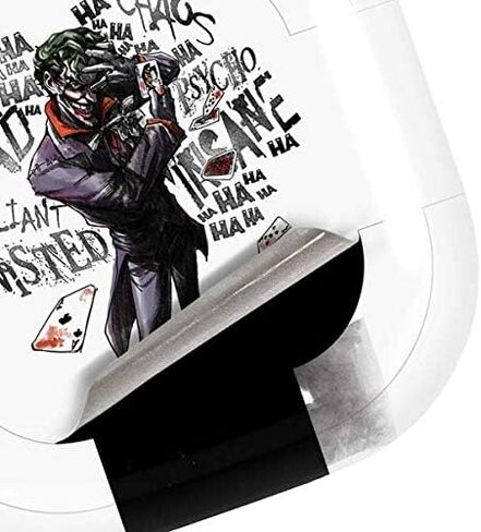 Skinit Decal Audio Skin Compatible with Samsung Galaxy Buds Pro - Officially Licensed Warner Bros Brilliantly Twisted - The Joker Design in Kuwait