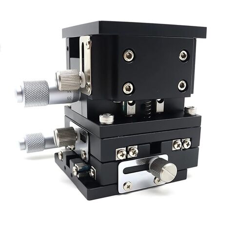 XYZ Axis 90 * 90mm LD90-LM-2 Sliding Table Manual Displacement Platform Linear Stage 1Pcs in Kuwait