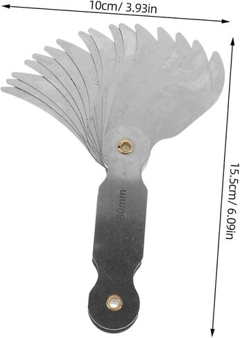 VILLCASE Radius Gauge Tool Portable Concave Convex Measuring Device for Accurate Radius and Curvature Measurements for Professionals and Beginners User Friendly Design in Kuwait