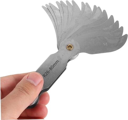 VILLCASE Radius Gauge Tool Portable Concave Convex Measuring Device for Accurate Radius and Curvature Measurements for Professionals and Beginners User Friendly Design in Kuwait