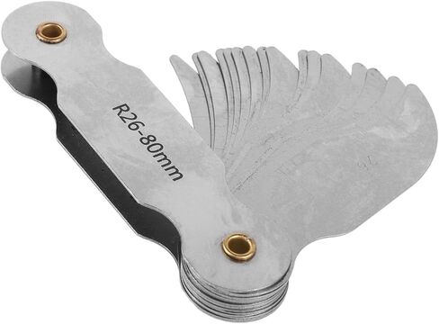 Radius Gauge Assorted Measuring Tool for Concave and Convex Arc Measurement Precision Radius for Various Applications User Friendly Design for Accurate Results in Kuwait