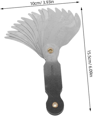 Radius Gauge Assorted Measuring Tool for Concave and Convex Arc Measurement Precision Radius for Various Applications User Friendly Design for Accurate Results in Kuwait