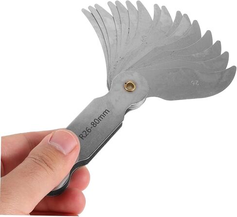 Radius Gauge Assorted Measuring Tool for Concave and Convex Arc Measurement Precision Radius for Various Applications User Friendly Design for Accurate Results in Kuwait