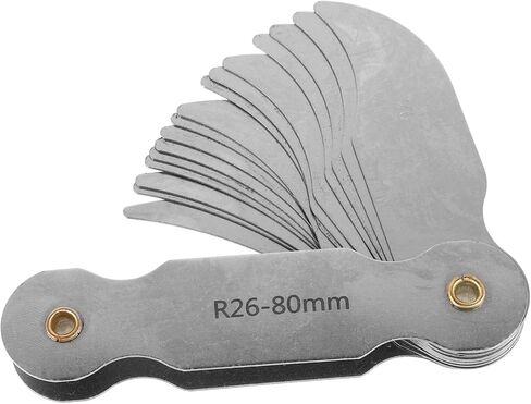 TEHAUX Radius Gauge Durable Concave Convex Measuring Tool for Precision Radius Measurement User Friendly Design for Professionals Beginners for Long Term Use in Kuwait