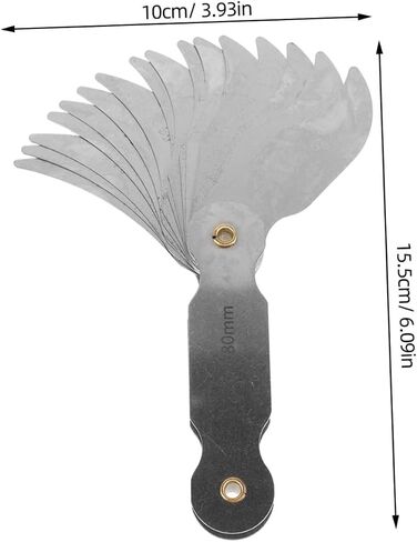 TEHAUX Radius Gauge Durable Concave Convex Measuring Tool for Precision Radius Measurement User Friendly Design for Professionals Beginners for Long Term Use in Kuwait