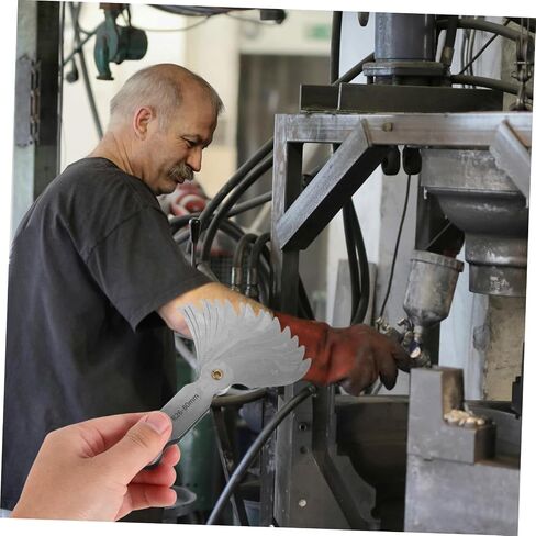 TEHAUX Radius Gauge Durable Concave Convex Measuring Tool for Precision Radius Measurement User Friendly Design for Professionals Beginners for Long Term Use in Kuwait
