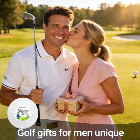 Octamber Dad Golf Gifts - Dad Golf Balls Birthday Gifts for Men, Expecting Dads to Be Gender Reveal Ideas, Fathers Day Birthday Christmas Golfing Accessories for Men Golfers Husband Boyfriend in Kuwait