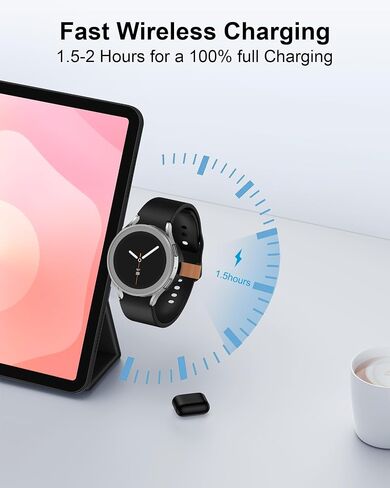 Galaxy Watch 8 Charger, 3 in 1 USB C Magnetic Wireless Fast Charging Dock with USB A Adapter for Samsung Watch Ultra, Travil Essential Portable Wireless Charger for Samsung Galaxy Watch8 Classic 7 6 5 in Kuwait