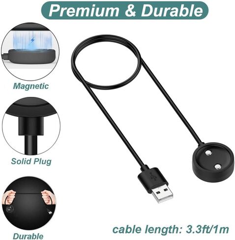Charger for SUUNTO 9 Peak Pro/Vertical/Race/Race S/Ocean/Nautic (3.3ft/1m) | Replacement Charging Dock with USB Cable Cord for SUUNTO GPS Sport Watch in Kuwait