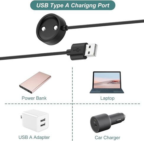 Charger for SUUNTO 9 Peak Pro/Vertical/Race/Race S/Ocean/Nautic (3.3ft/1m) | Replacement Charging Dock with USB Cable Cord for SUUNTO GPS Sport Watch in Kuwait