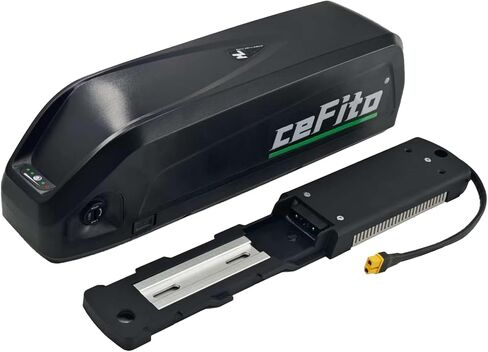 48V Battery with 30A BMS, 10 Ah Battery Includes 2A Charger, XT60 & T-Plug Connector, Safety Lock, Indicator Light & USB, for 100W-1000W Motors in Kuwait
