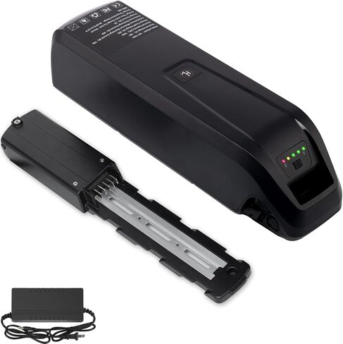36V 10.4Ah Power Pack – 30A BMS, 5-Pin Base, USB Port, Power Switch, Indicator Light & Safety Lock Compatible with 0–750W Ebike Motors in Kuwait