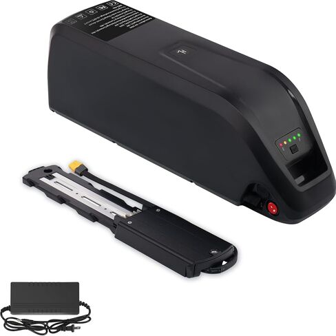 36V 10.4Ah Power Pack – 30A BMS, 5-Pin Base, USB Port, Power Switch, Indicator Light & Safety Lock Compatible with 0–750W Ebike Motors in Kuwait