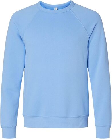 BELLA+CANVAS سويت شيرت من الصوف الإسفنجي للجنسين بياقة دائرية، CAROLINA BLUE، XS in Kuwait